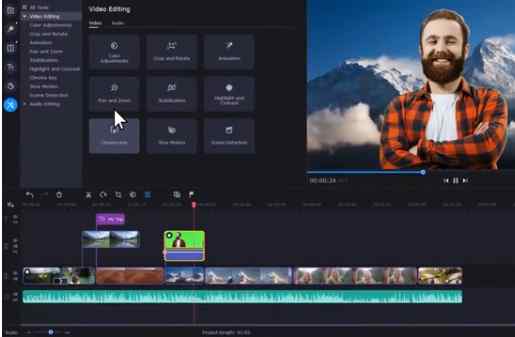 Movavi Video Editor Plus – 最好的多屏视频编辑器