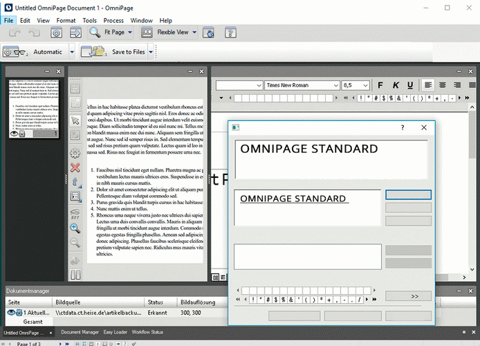 OmniPage Standard