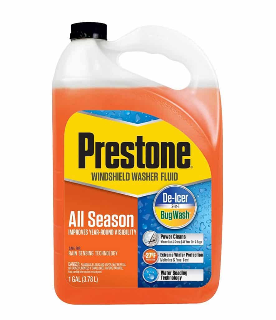 Prestone AS658 豪华三合一挡风玻璃清洗液，1 加仑