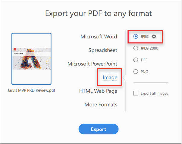 如何在 Mac 上将 PDF 转换为 JPG