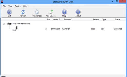 StarWind RAM Disk