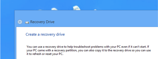 什么是 Windows 上的恢复驱动器