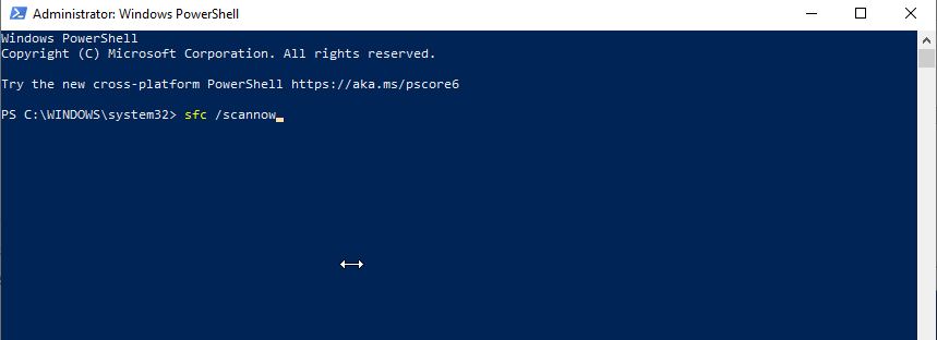 Windows PowerShell 窗口