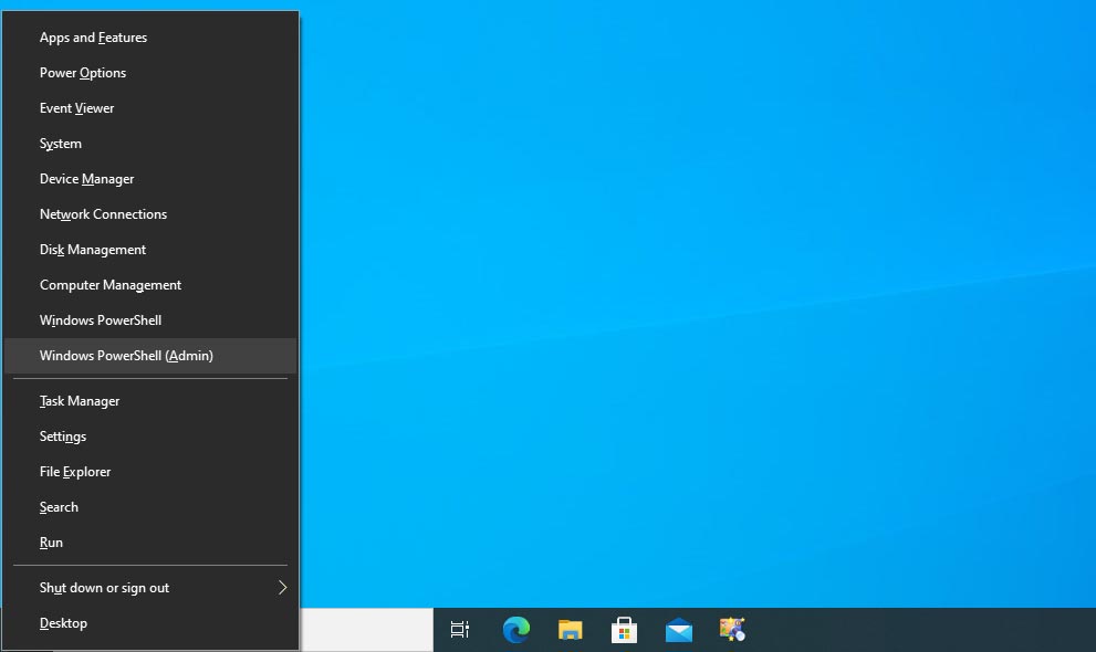 Windows 10 的管理工具快速访问菜单