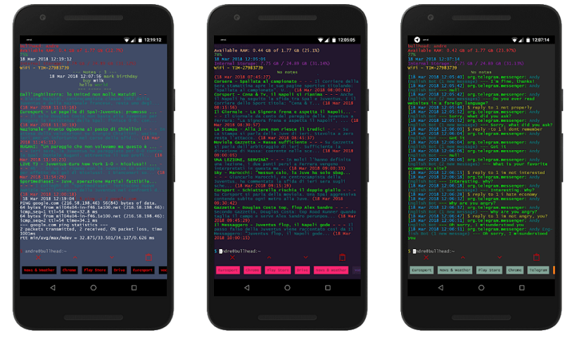 适用于 android 的 linux cli 启动器