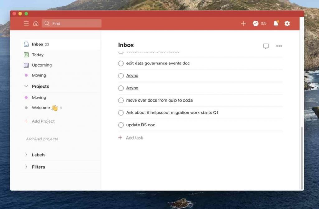 todoist - 待办事项列表应用