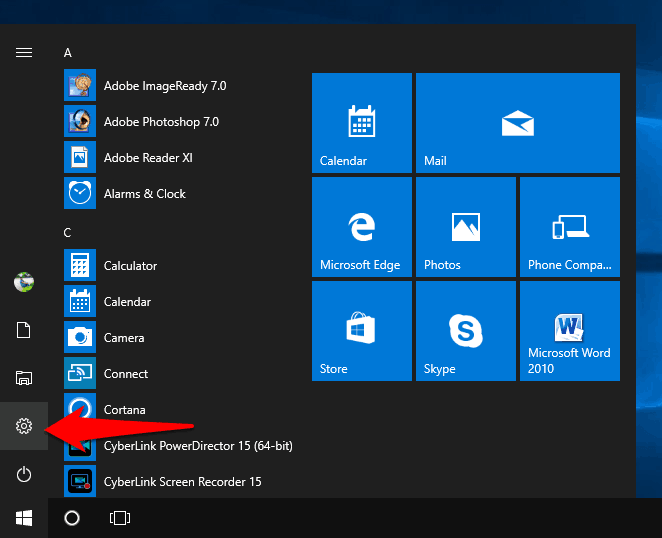 Windows 10 设置