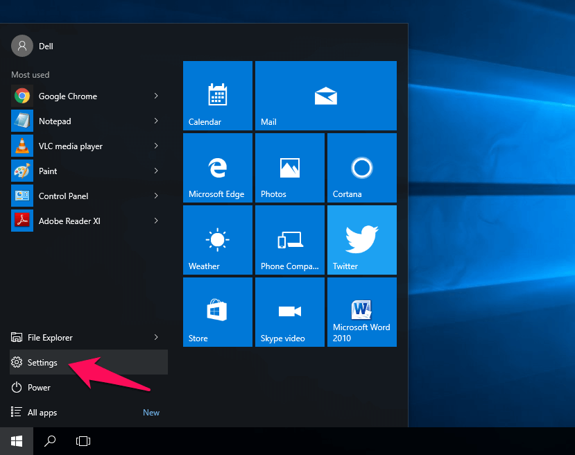 Windows 10 设置