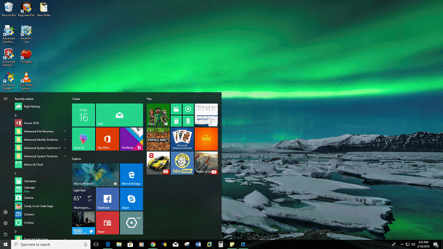 Aurora Borealis- 自然主题 windows 10