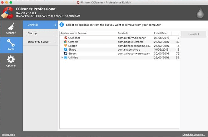 CCleaner - 最好的 Mac 清理工具