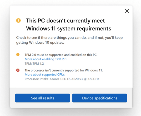 检查 Windows 11 兼容性