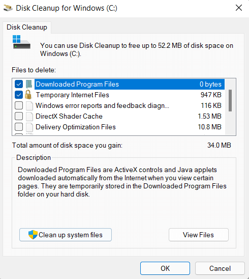没有足够的磁盘空间Windows 10