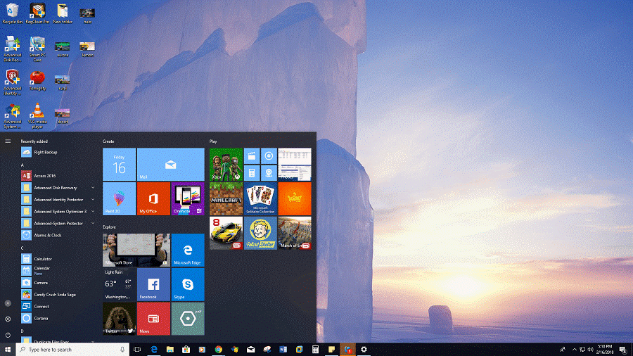 Ice Castles Windows 10 主题下载