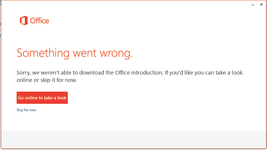 MS Office 更新错误