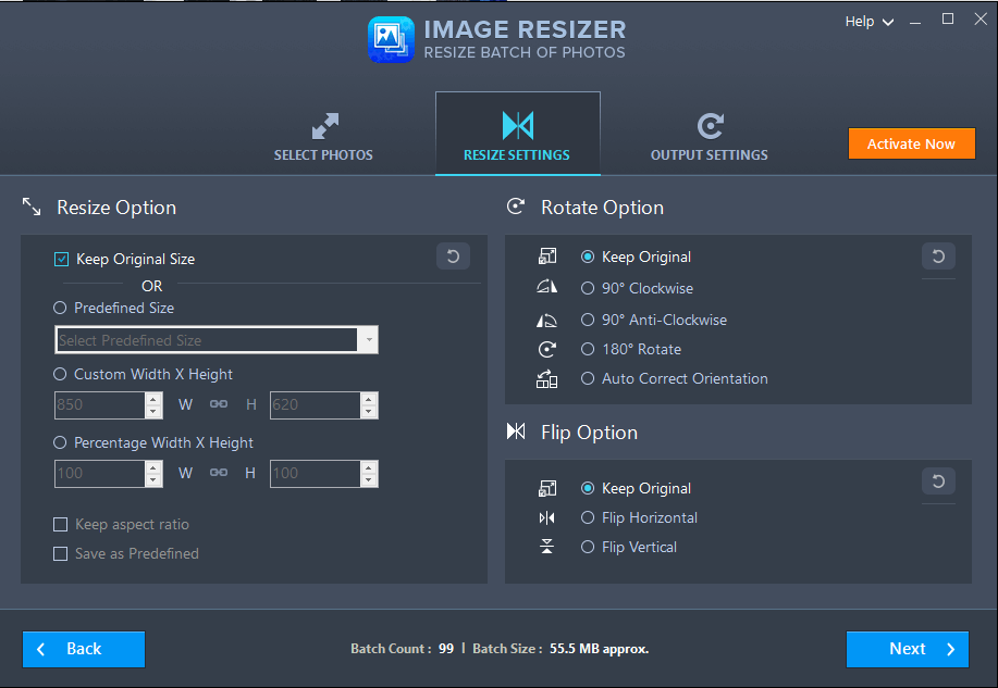 批量调整照片大小 Windows 10