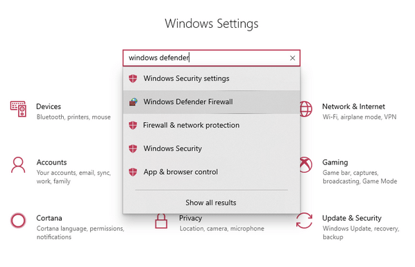 启用 Windows Defender