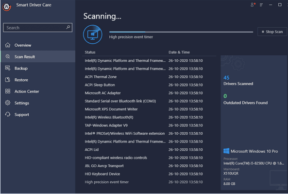 具有智能驱动程序关怀的 USB 驱动程序