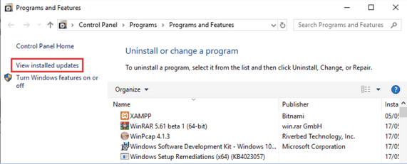 重新安装 Windows 更新