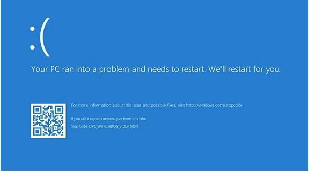 DPC_WATCHDOG_VIOLATION错误