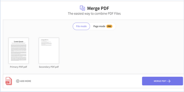 如何使用在线工具加入 PDF