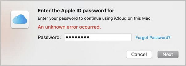 Mac 无法连接到 iCloud 问题
