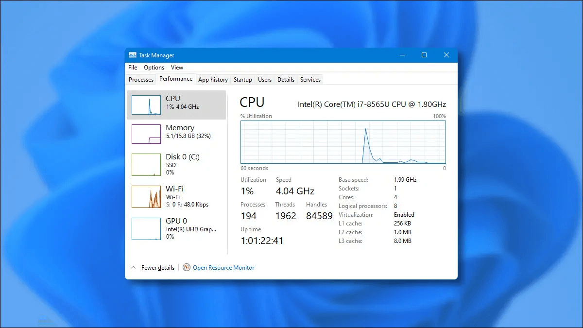 Windows 11 上的高磁盘使用率