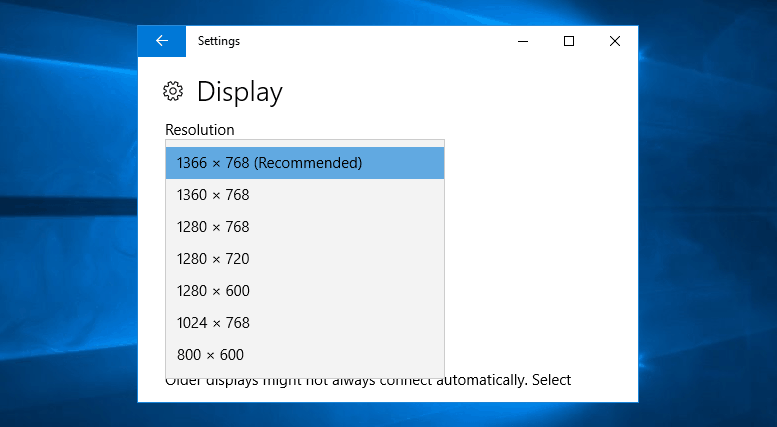 windows 10 无法更改屏幕分辨率