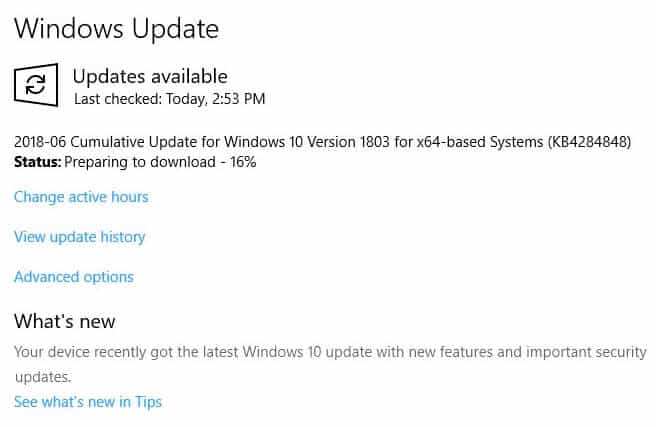 windows-10 的累积更新