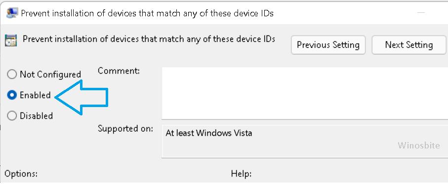 启用防止在 Windows 11 上安装设备
