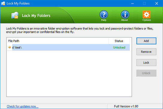 加密文件夹 Windows 10