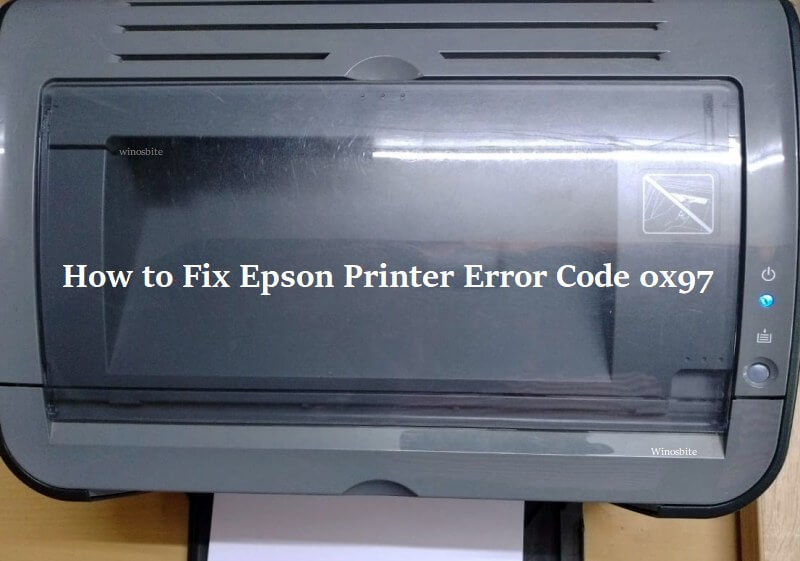 修复爱普生打印机错误代码0x97