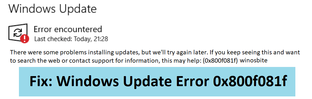 如何在Windows 10上修复错误0x800F081F？分步指南