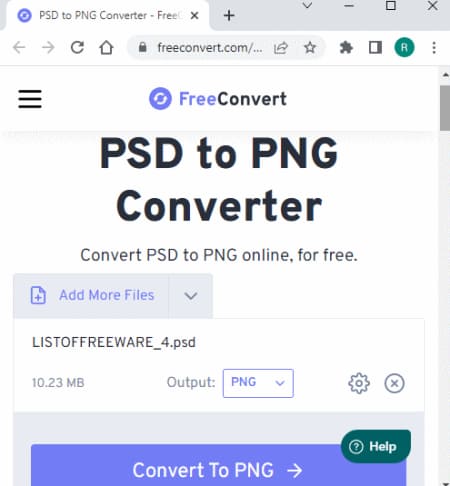 12个最佳免费在线PSD到PNG转换器网站推荐合集
