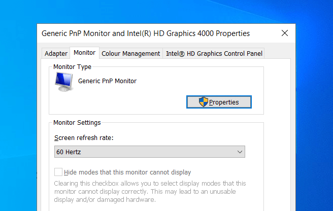 通用 PnP 监视器