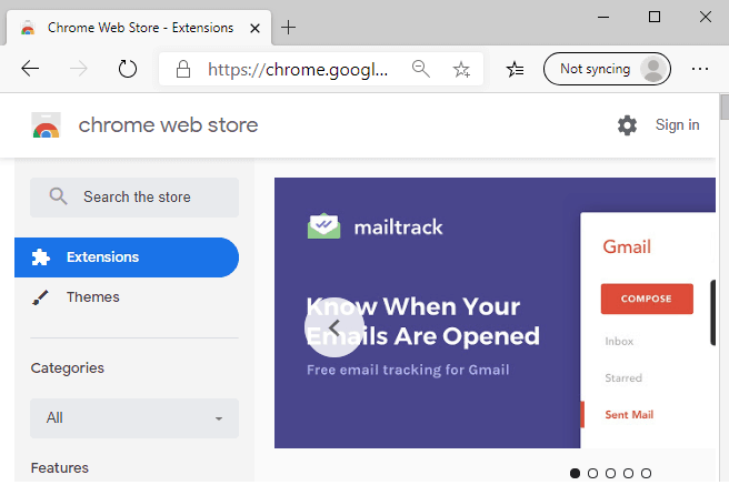 如何在 Microsoft Edge 上安装 chrome 扩展