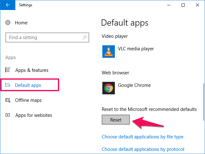 如何重置 Windows 10 文件关联