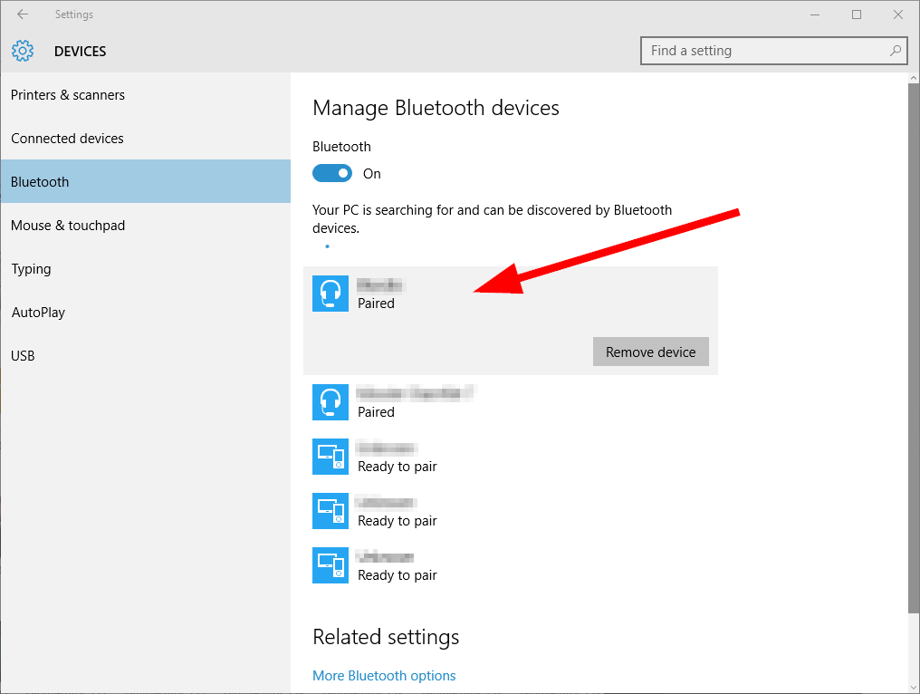 蓝牙已配对但未连接 Windows 10