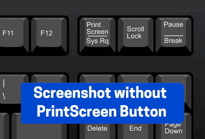 没有打印屏幕按钮的打印屏幕键盘快捷键