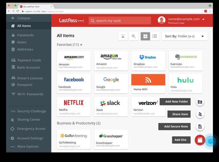 Lastpass 是 1Password 的最佳替代品