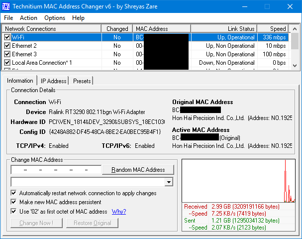 用于 windows 的 mac 地址转换器