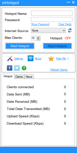 mHotspot WiFi 共享软件