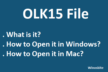 什么是olk15文件
