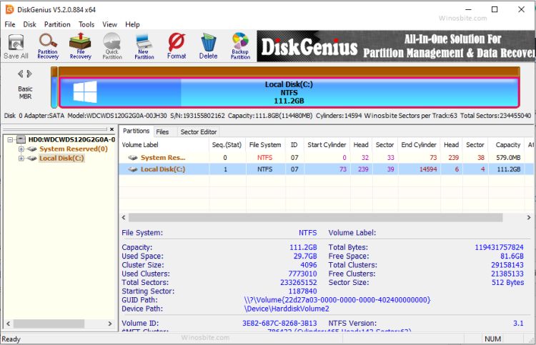 PartitionGuru 免费数据恢复软件和 HDD Regenerator 的良好替代品