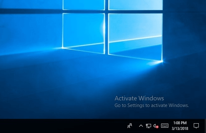 删除激活 Windows 10 水印