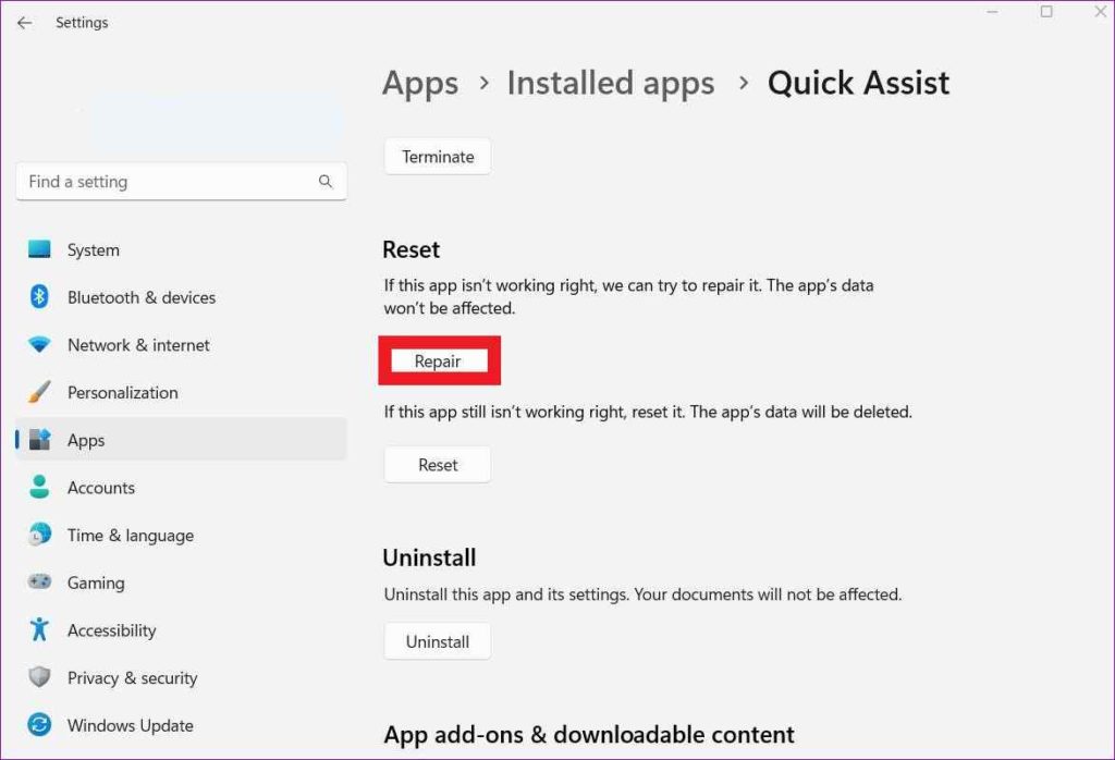 如何修复Quick Assist在Windows 11/10上不起作用？解决方法