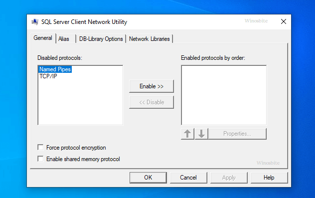 SQL Server 客户端网络实用程序