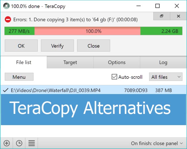 Windows 的 Teracopy 替代品