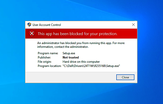 如何修复Windows 10此应用已被阻止以保护你？解决方法指南