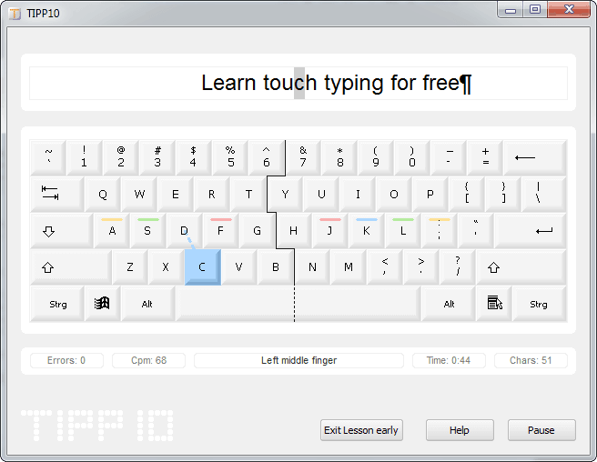 tipp10 免费打字软件