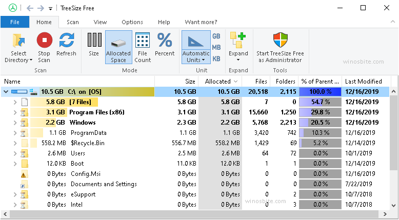 Windows磁盘分析器推荐：8种最佳免费WinDirStat替代品